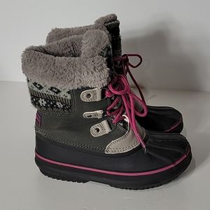 London Fog Girls Tottenham Duck Boots Winter Snow